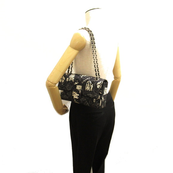 Chanel Chanel Airline Satin Flap Shoulder Bag Canvas Crossbody Bag 22622823 - Picture 7 of 10